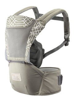 Arababy Adjustable Strap Baby Carrier Light Khaki/Grey  - Image 1