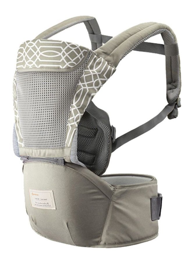 Arababy Adjustable Strap Baby Carrier Light Khaki/Grey  - Image 1