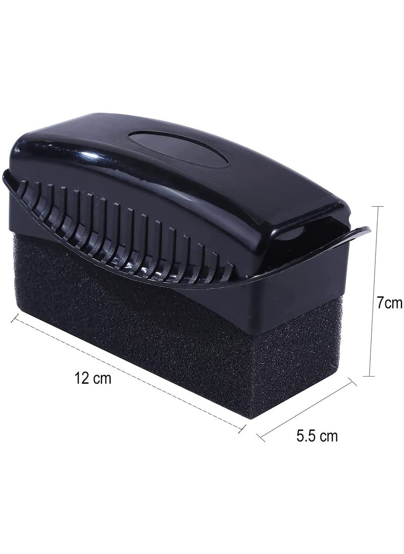 SYOSI Tire Dressing Applicator Brush, 2 PCS Tire Shine Applicator Ergonomic Design Tire Brush, Car Wheel Waxing Sponge With Case Auto Tyre Cleaning Pad For Tire Gel  - Image 2