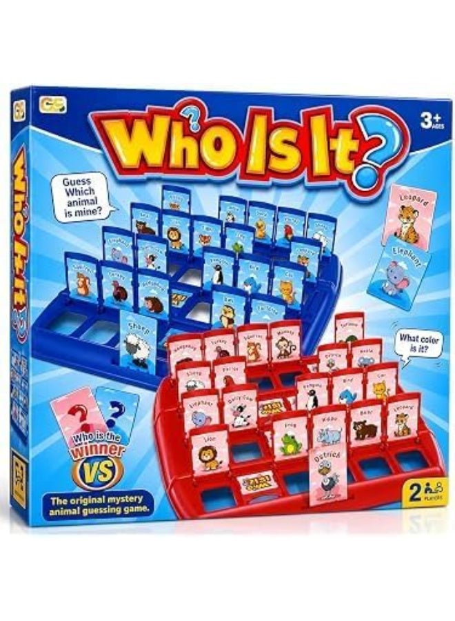 Who Is It? Animals Guessing Game, For Kids, 2 Players | Ages 3+ - Image 1