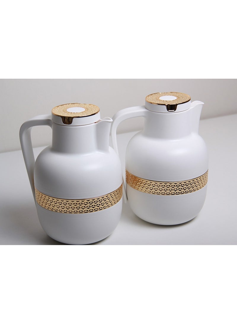 A coffee and tea thermos set with a distinctive design  - Image 4