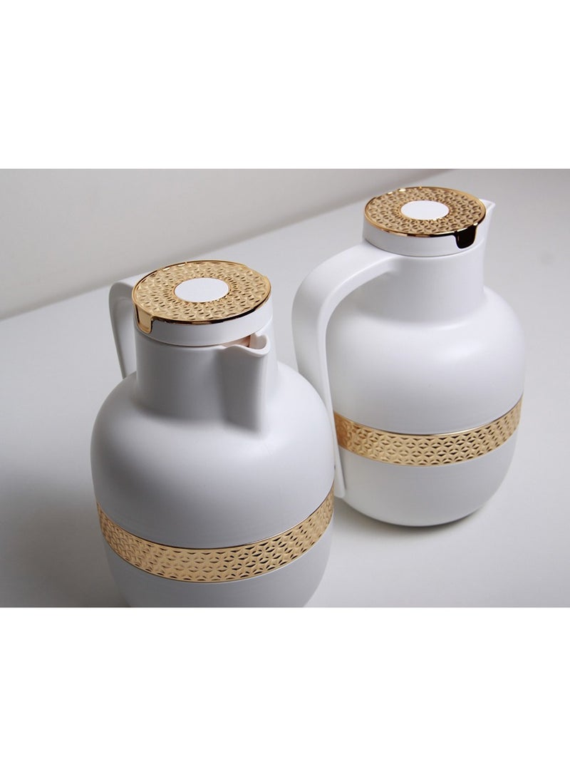 A coffee and tea thermos set with a distinctive design  - Image 2