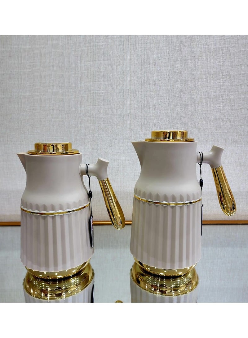 A coffee and tea thermos set with a distinctive design  - Image 5