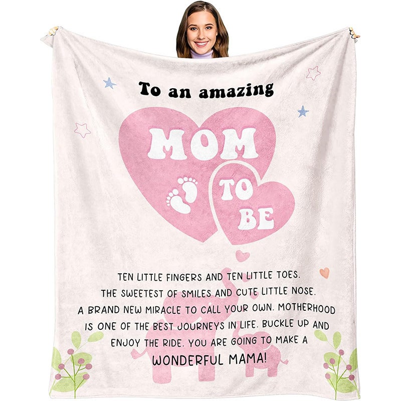 Mother'S Day Blanket Gift Blanket For Mother Flannel Class A Thickened Nap Air-Conditioning Blanket - Image 3