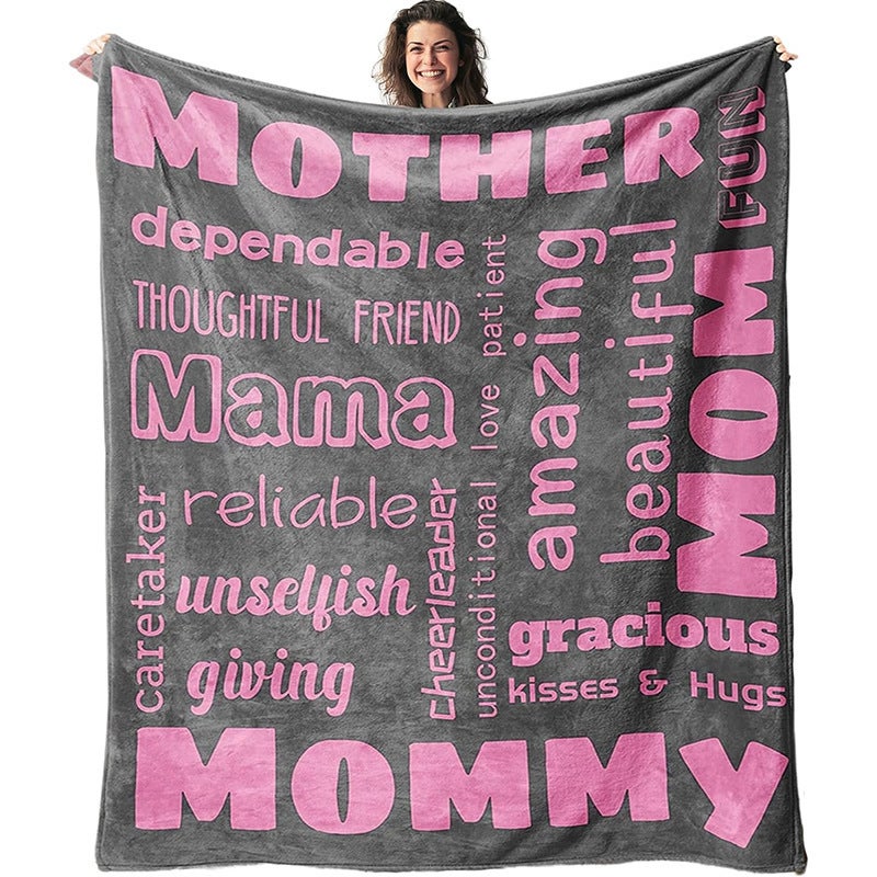 Mother'S Day Blanket Gift Blanket For Mother Flannel Class A Thickened Nap Air-Conditioning Blanket - Image 5