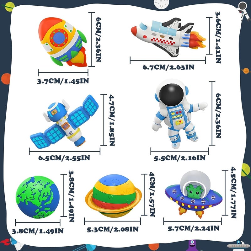Storio Toys DIY Mould & Paint Craft Kit - Astronauts Space Kids DIY Craft for 5 Years Plaster Figurine Set with Pigments Palette & Mold Painting Art & Craft Set -Gift Toys for 3 to 8 ysMulticolour - Image 5