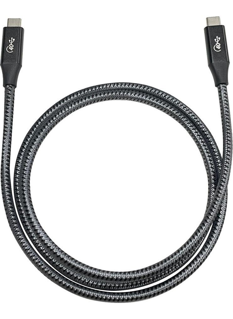Livx - Action Thunderbolt 4 Type C Cable 100 W Pd Charging 3 Meter 40 Gbps Data and Image Transfer Cable Braided Cable - Image 1