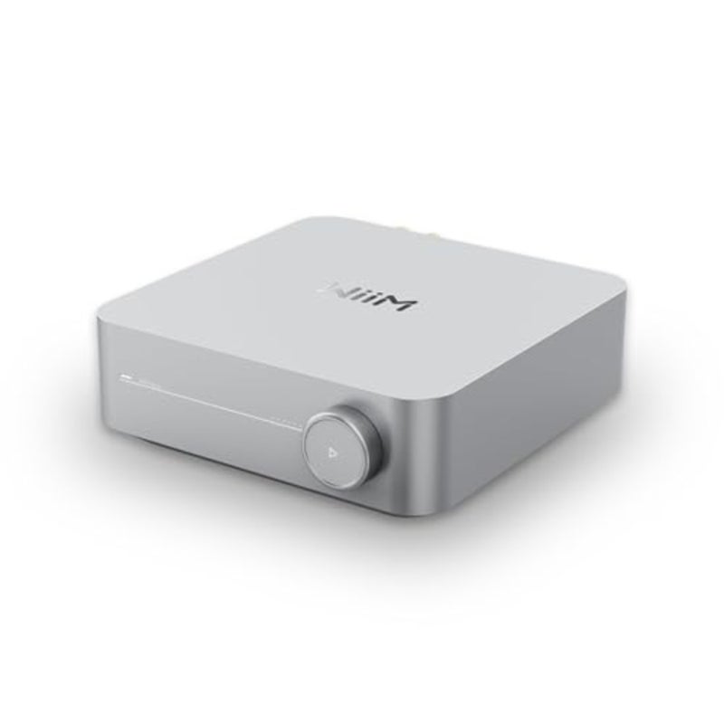 WiiM Amp: مضخم صوت متعدد الغرف متوافق مع AirPlay وGoogle Cast وAlexa HDMI وتدفق التحكم الصوتي من Spotify وAmazon Music وTidal والمزيد فضي - Image 1