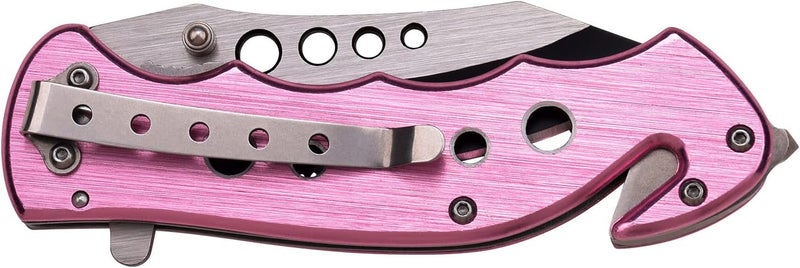 Tac-Force TAC Force TF-498 Series Spring Assist Folding Knife, Half-Serrated Blade, 4.5-Inch Closed - Image 2