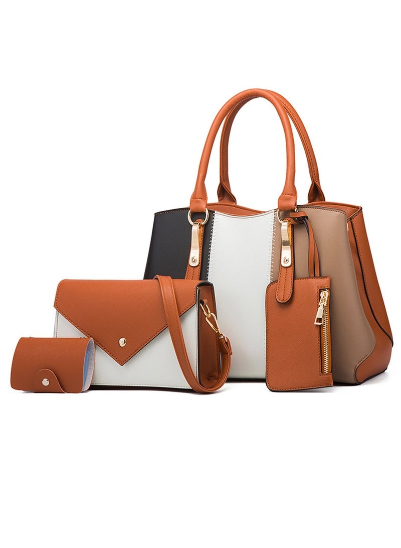 URbazaar 3PCS Women Fashion Handbags Purses Wallet Tote Shoulder Bags Casual Crossbody Bags, Satchel Purse Set 3pcs - Image 1