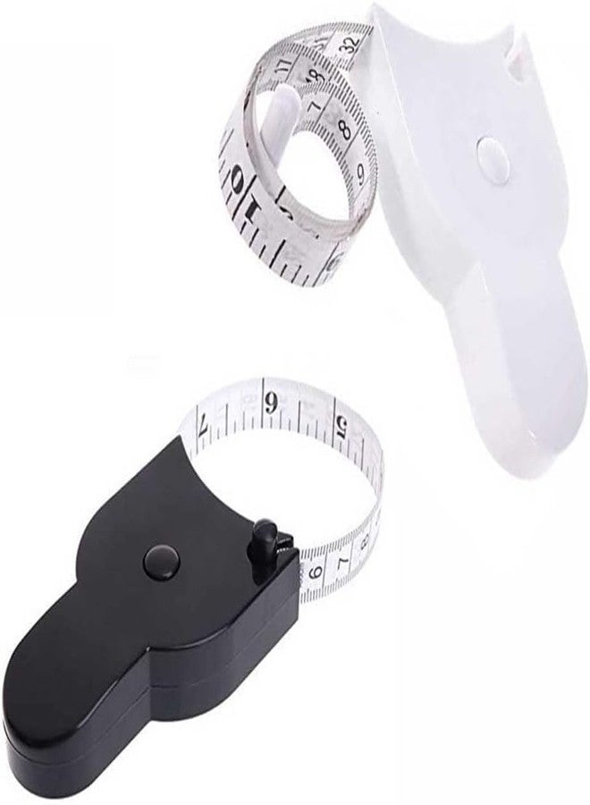 ROKTRY Tape Measure for Body - Retractable Measuring Tape With Lock Pin and Push-Button Retract, Portable Design for Body Fat Measuring Tool, Multicolor - Image 2