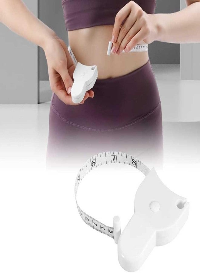 ROKTRY Tape Measure for Body - Retractable Measuring Tape With Lock Pin and Push-Button Retract, Portable Design for Body Fat Measuring Tool, Multicolor - Image 3