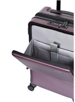 MORANO Morano Airplane Cabin Suitcase with Four 360 Degree Spinning Wheels and Storage Expansion Zipper , Size 20 Inch (Purple)  - Image 3