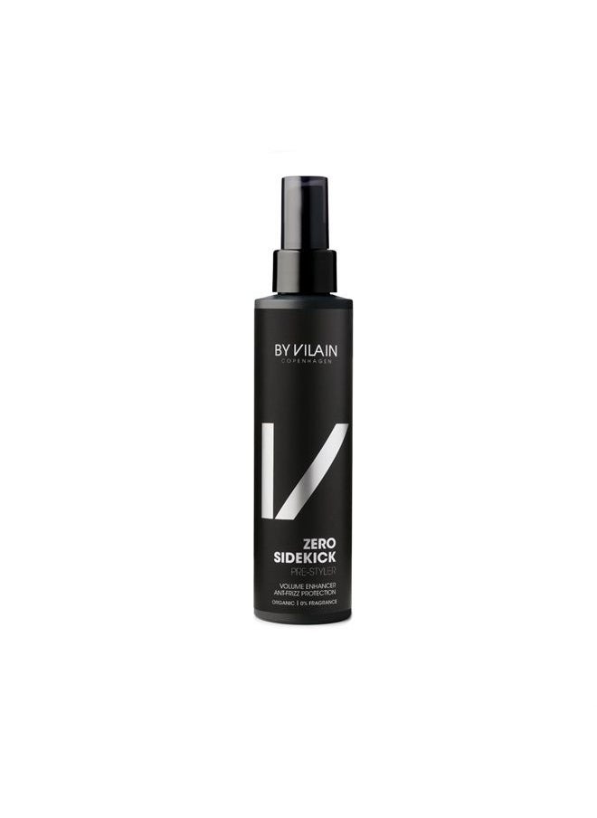 By Vilain Sidekick Zero Pre Styling Hair Spray - Professional Hair Volume Enhancing Primer Heat Protectant, Anti Frizz Protection with Hyaluronic Acid & Aloe Vera, Hold, Texture, Natural Shine 155ml  - Image 2