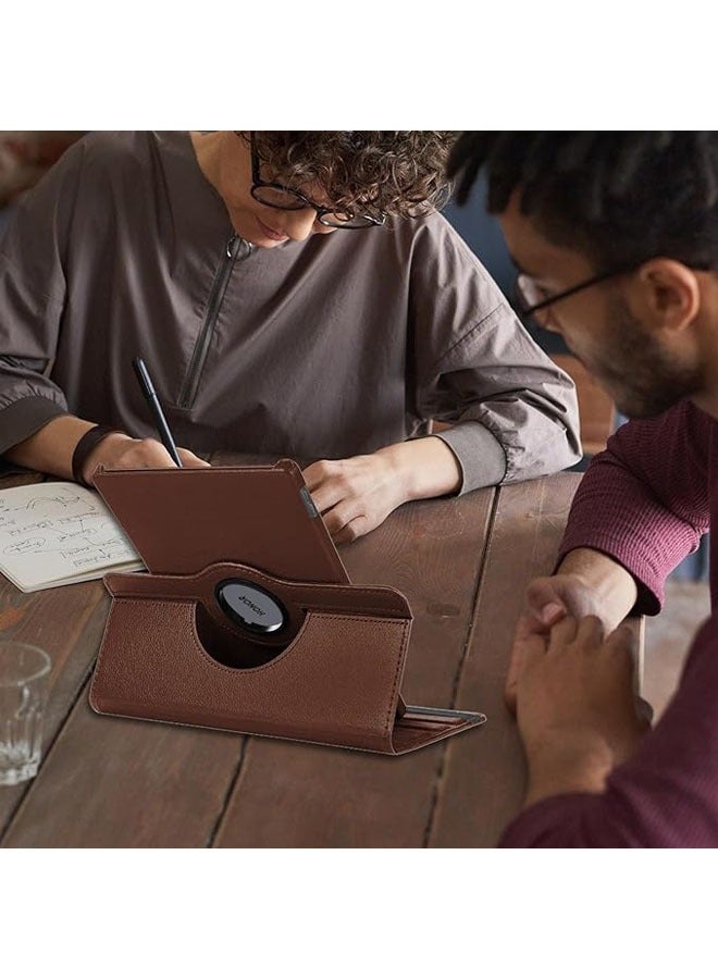 general Compatible with Honor Pad 9 12.1 Inch Tablet, PU Leather Case 360° Rotatable Multi-Angle Protection Stand Protective Case for Honor Pad 9 - Image 5