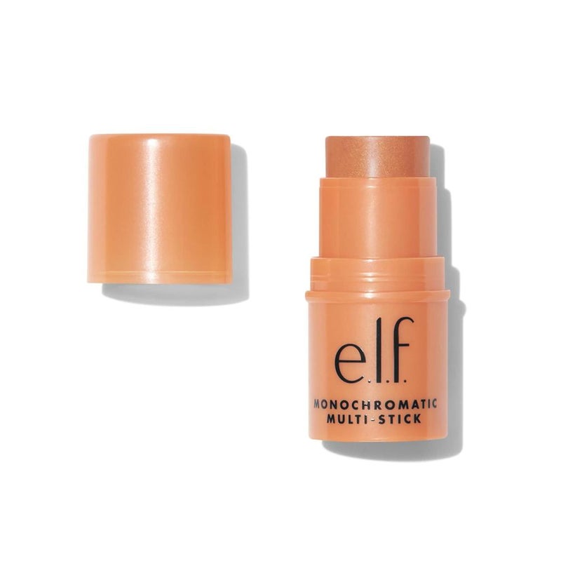 elf e.l.f. Monochromatic Multi Stick, Luxuriously Creamy & Blendable Color, For Eyes, Lips & Cheeks, Glowing Mango, 0.17 Oz - Image 1