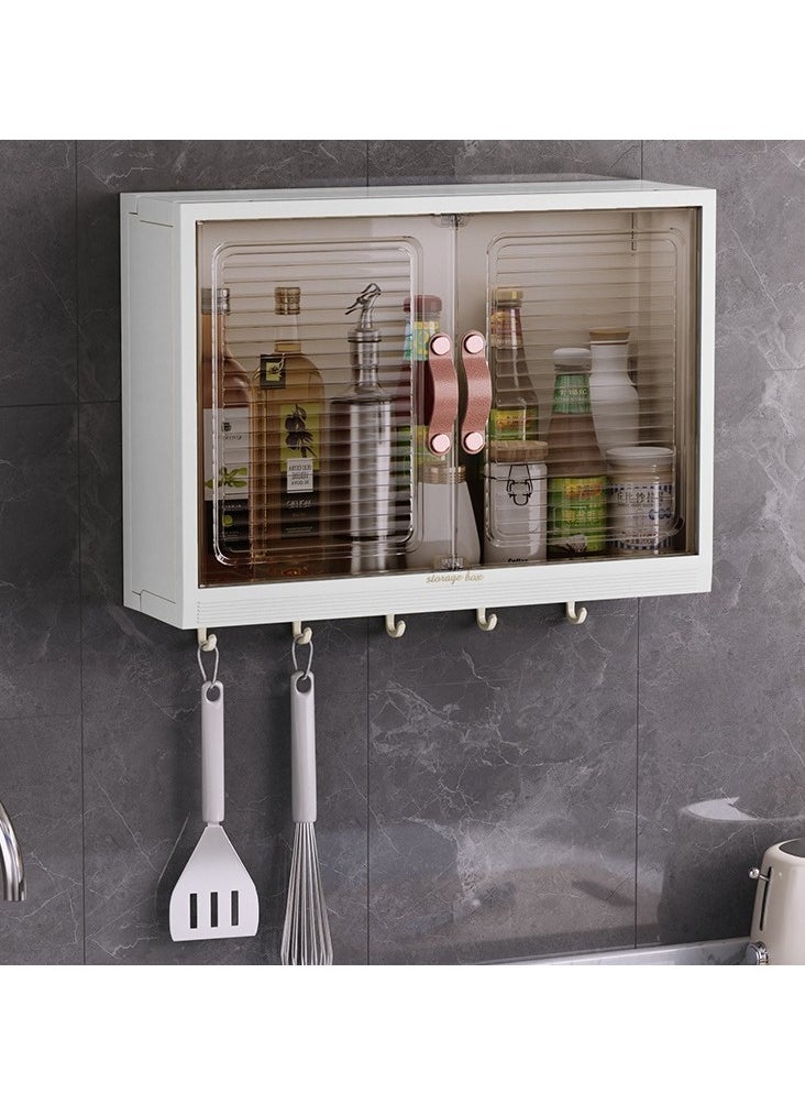 Kitchen Wall Cabinet Wall Mounted Bathroom Cabinet Storage Cabinet with Doors Cupboard Organizer Over The Toilet Space for Bathroom Laundry Kitchen Living Room White Free Installation Tool - pzsku/Z808719F6B709B08358BDZ/45/_/1729137607/3bb96b34-ea0c-464a-bf3f-eb577da58566