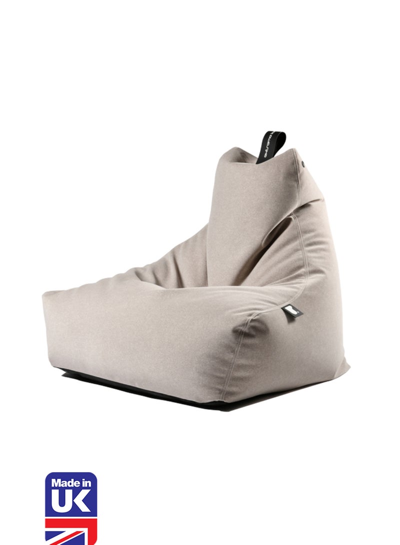 إكستريم لاونجنج اكستريم لاونجن® كرسي بين باج مخمل شامواه للكبار - صنع في بريطانيا - جودة عالية وخياطة مزدوجة - خامة مخمل مريحة، ناعمة وعالية الفخامة، بين باغ حجم كبير - رمادي صخري - Image 1