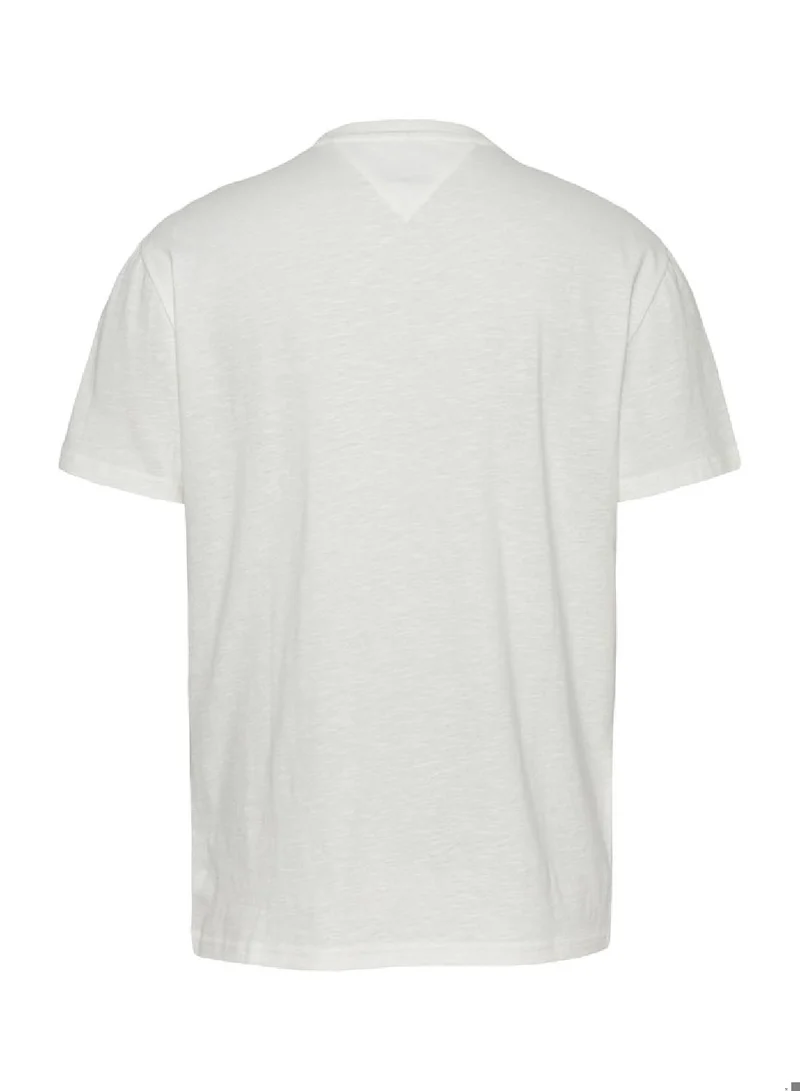 TOMMY JEANS Regular Fit Graphic Slub T-Shirt