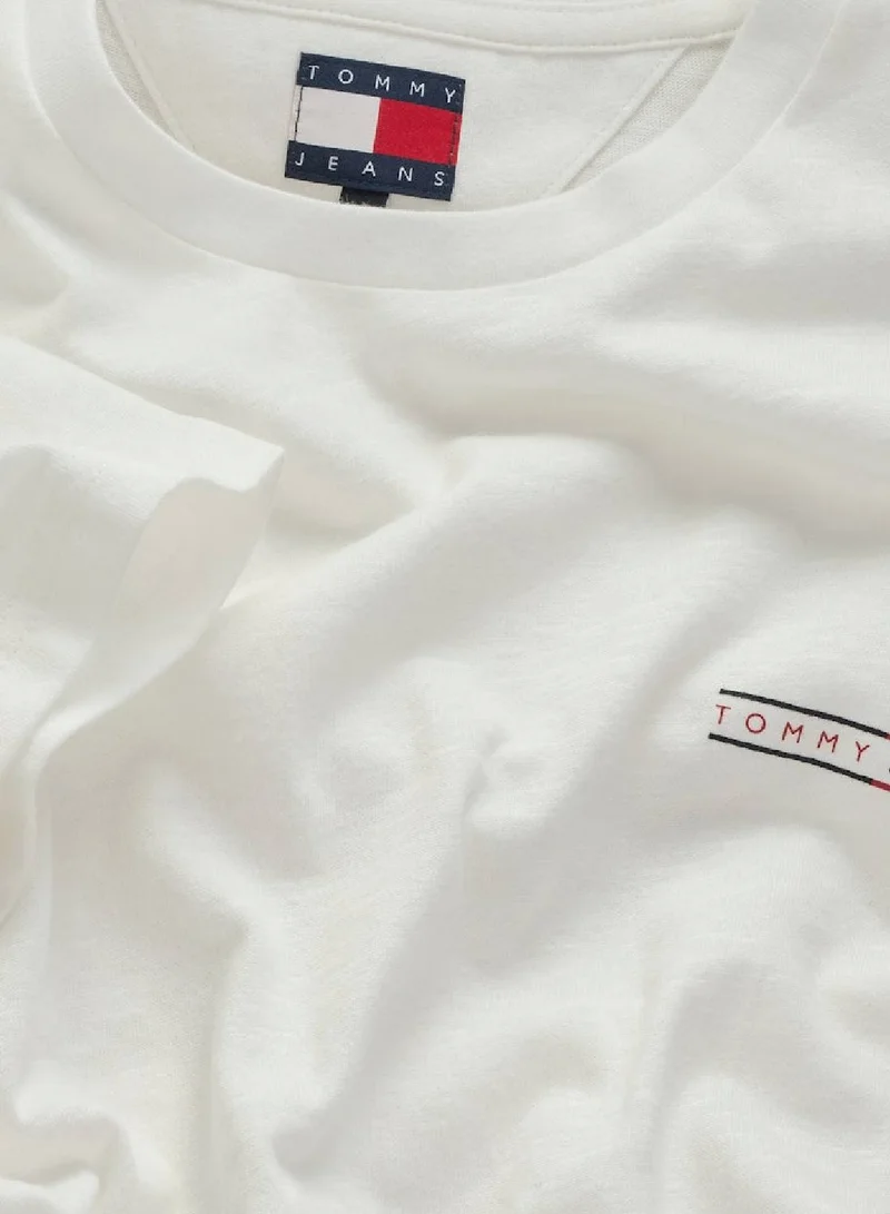 TOMMY JEANS Regular Fit Graphic Slub T-Shirt