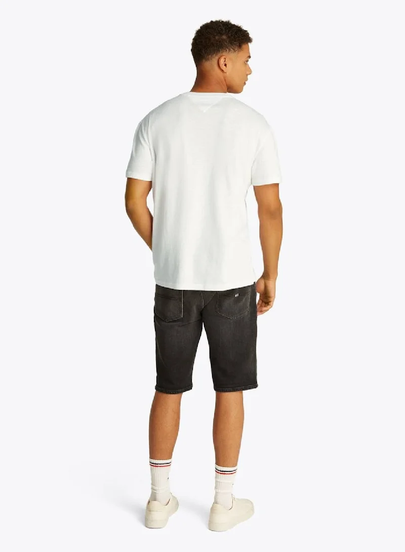 TOMMY JEANS Regular Fit Graphic Slub T-Shirt