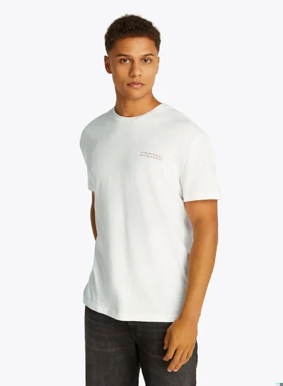 TOMMY JEANS Regular Fit Graphic Slub T-Shirt