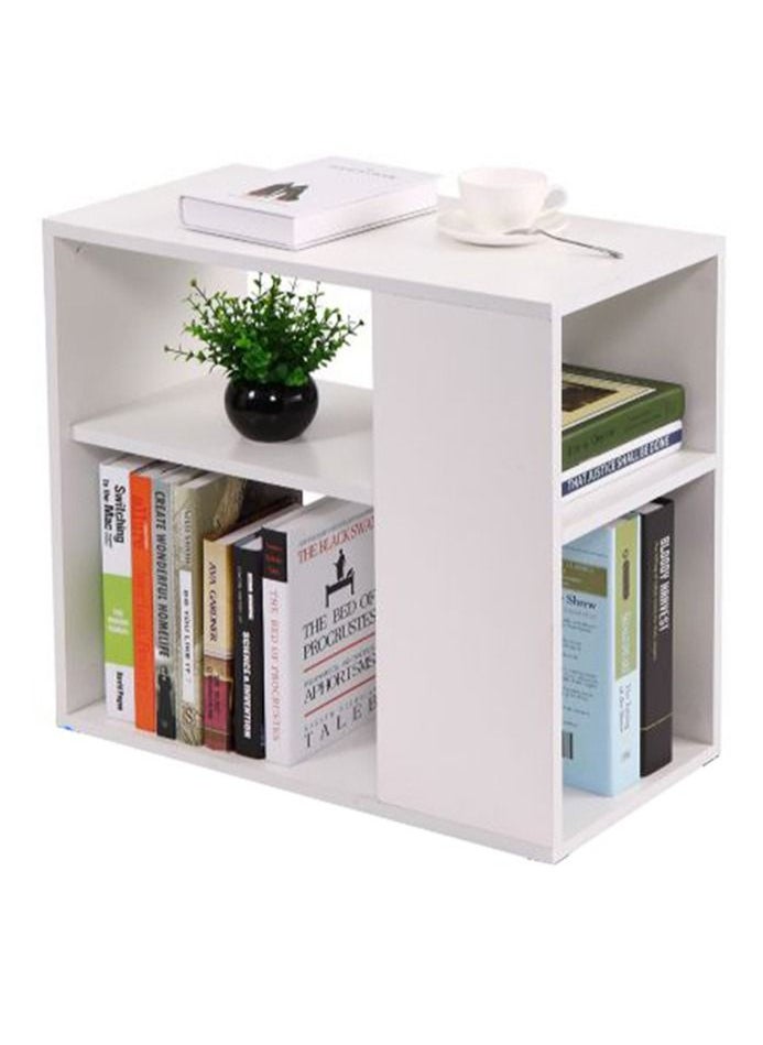 MODERN HOME - Side table and coffee table with storage space - White - Image 1