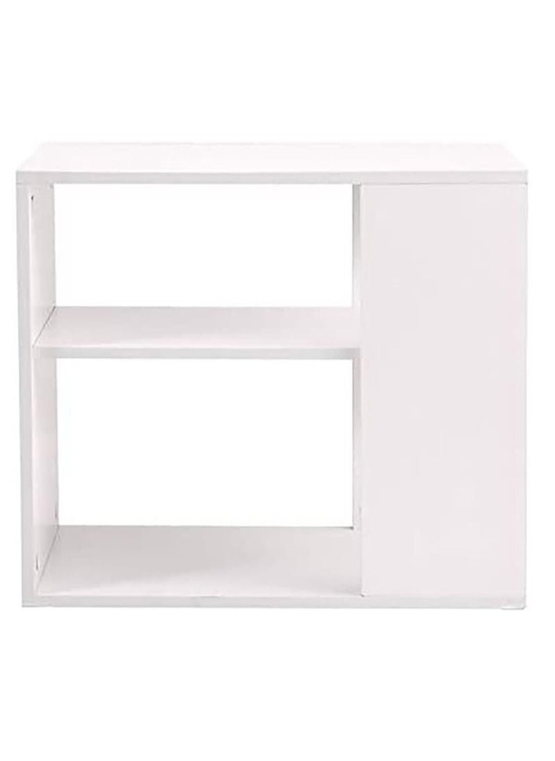 MODERN HOME - Side table and coffee table with storage space - White - Image 1