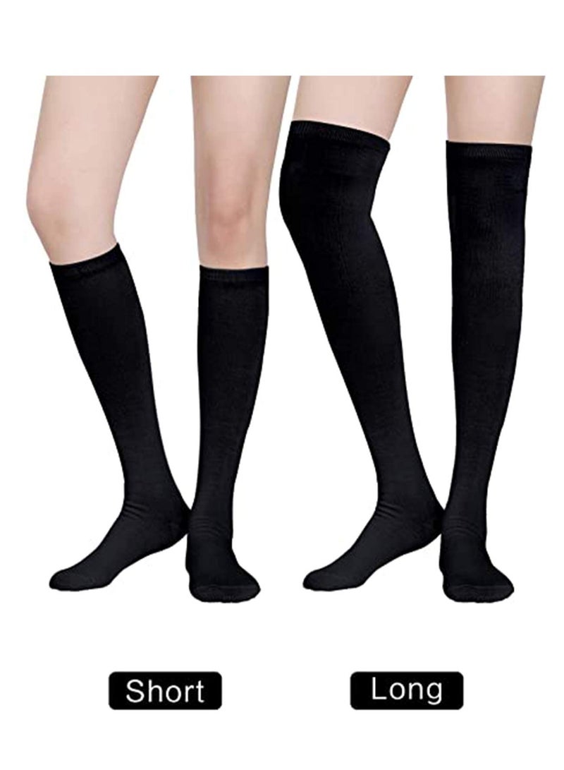 SYOSI Women Knee Socks High Socks High Thigh Stockings for Cosplay Halloween Party Daily Wear - Image 4