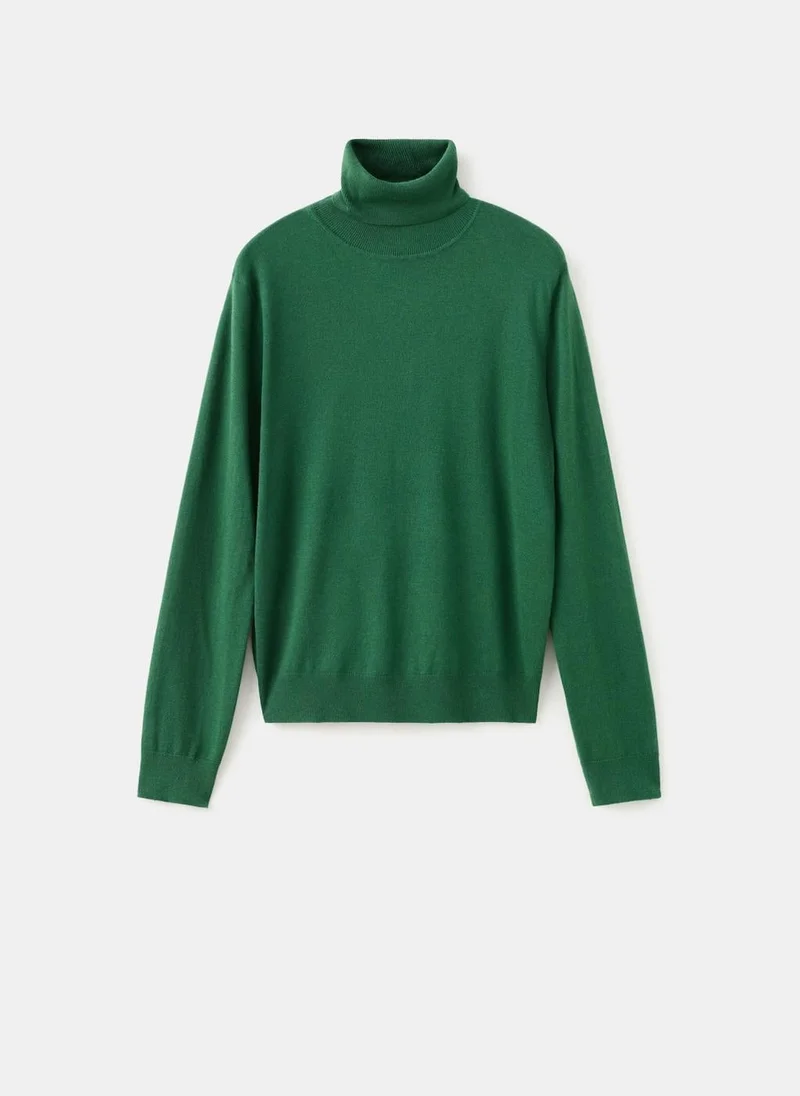 Mango  Turtleneck knitted sweater for Women | Best Price UAE