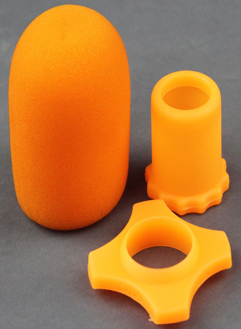 Microphone Anti-Roll Anti-Skid Case Microphone Sponge Cover Windshield Mic Protection Silicone Ring Sleeve Holder  - Image 3