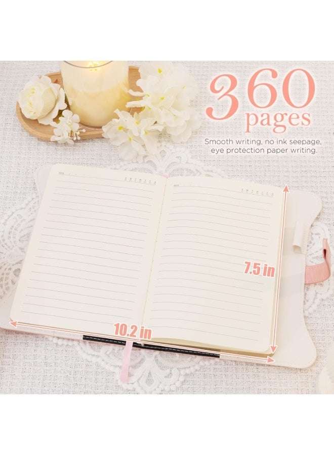 Diary with Lock and Key–360 Gold Edged Pages Journal Book B6 Secret Refillable Notebook with Pen and Butterfly Design for Women–Elegant & Secure Journal for Personal Thoughts and Creative Expression - Image 2