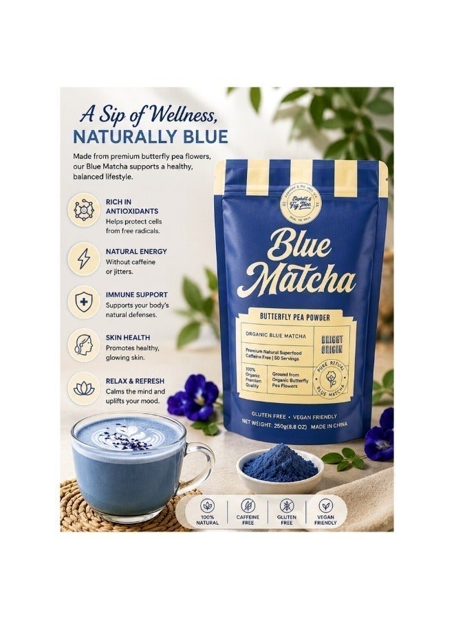 Elephant & Fig Tree Blue Matcha Butterfly Pea Powder 250g - Image 4