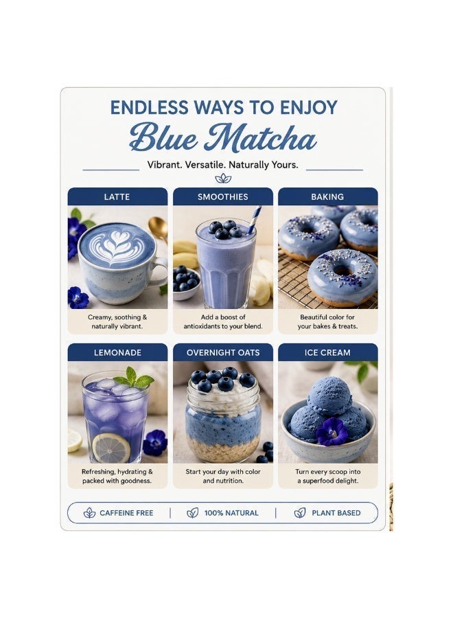 Elephant & Fig Tree Blue Matcha Butterfly Pea Powder 250g - Image 5