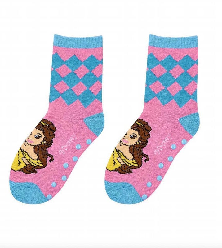 ديزني برنسيس جوارب ديزني برنسيس بيل للكاحل، مزودة بنعل مانع للانزلاق، من إنتاج كيدز تي في - Image 1