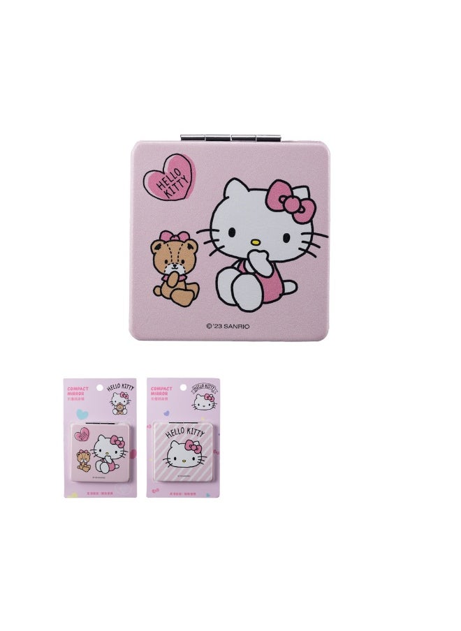 Miniso MINISO Hello Kitty Dual-Sided Foldable Mirror (Square) – Compact and Stylish Accessory for On-the-Go Touch-Ups 