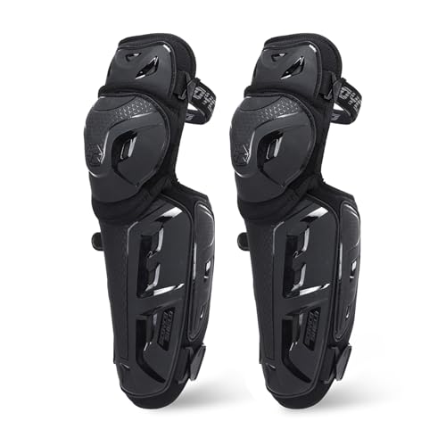 Scoyco Motorcycle Knee Pads for Men CE Level 1 Motocross Knee Shin Guards Protective Gear with 45180 Knee Flexibility Design and Adjustable Elastic Bands - Image 1
