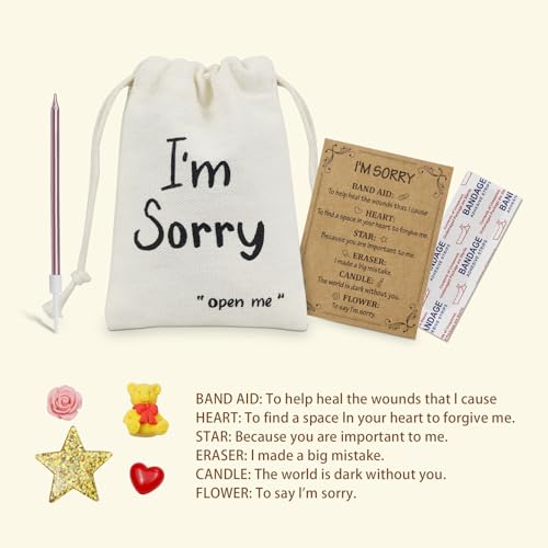 wavvter I'm Sorry Gift with Card Please forgive Apology Gift for Her Good Friends,Couple, Family (I'M SORRY apology gift) - Image 5