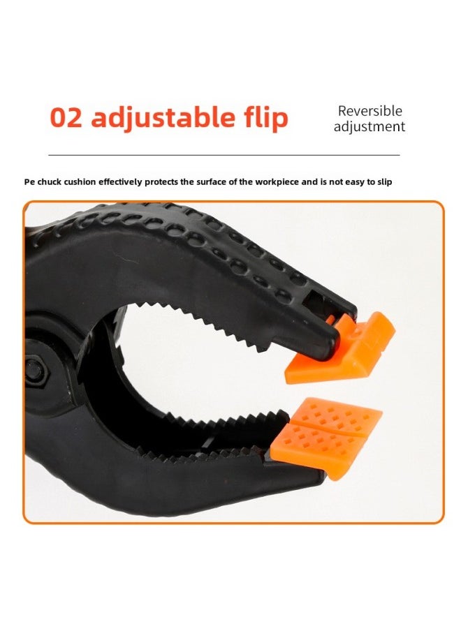 Direct Supply Woodworking A- Clip Plastic Photographic Background Cloth Clip Spring Clip Fish Head Multi-use Fixed Clip-Specification Model:9inch