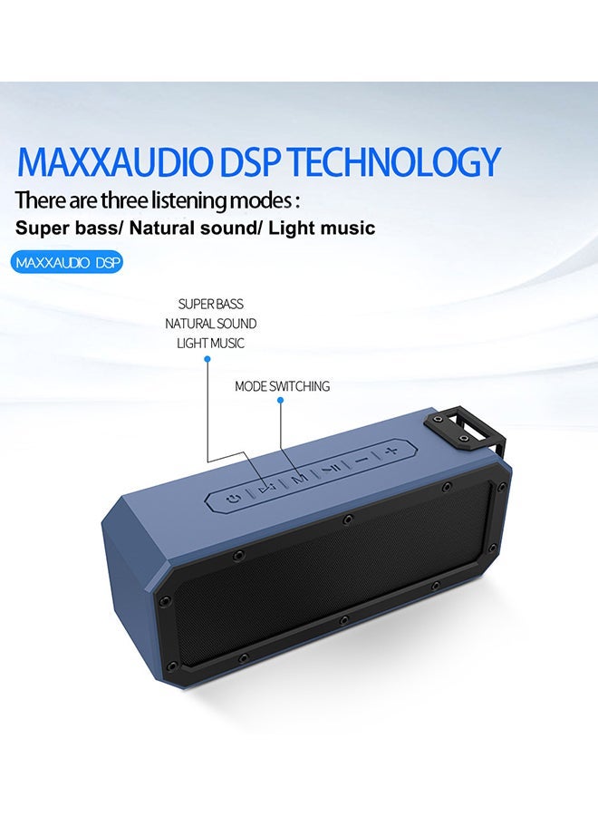 NIBEMINENT IP67 Waterproof NFC Speaker Blue  - Image 3