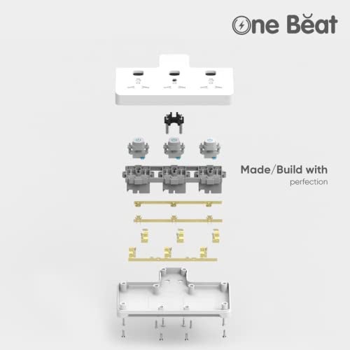 One Beat Cordless Extension Board with Individual Switch-Multi Plug Socket with 3 Sockets - Flex Board with Safety Shutter Protection - Image 4