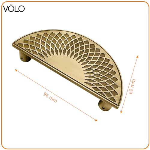 VOLO Main Door Handle/Door Handles for Main Door/Glass Door Handle/Pull Handles, for Home/Office/Hotels(Model- S-620) (Pack of 1 Set) (160mm (8"), Antique Brass) - Image 3