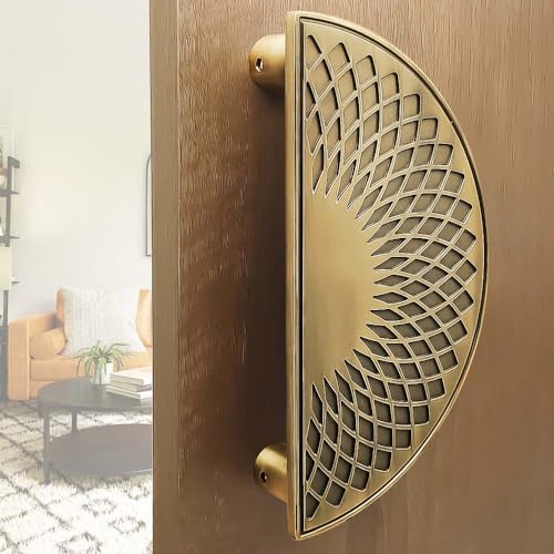 VOLO Main Door Handle/Door Handles for Main Door/Glass Door Handle/Pull Handles, for Home/Office/Hotels(Model- S-620) (Pack of 1 Set) (160mm (8"), Antique Brass) - Image 4