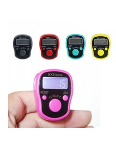 Generic 4 Pieces Digital Electronic Tasbeeh Counter with LED Light and Storage Box (Multi-Color and Uses)  - Image 2