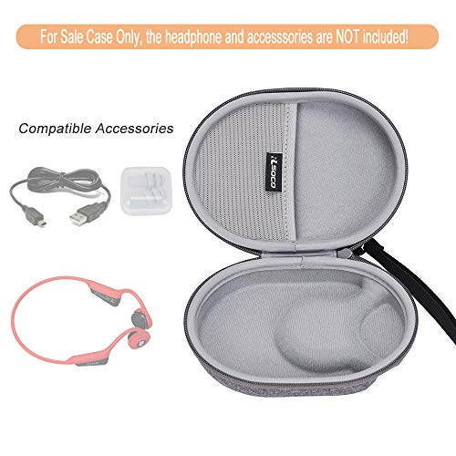 RLSOCO Hard Case for SHOKZ New OpenRun Pro 2/OpenRun/OpenMove/OpenSwim Pro Open-Ear Bone Conduction Sport Headphones - Image 2