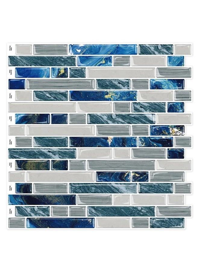 Ist Momoreo voacle Ist Momoreo Stick on Backsplash for Kitchen 10-Sheet Backsplash Tile for Kitchen Peel and Stick 12"x12" (Multicolor Blend, 10pcs) - Image 1