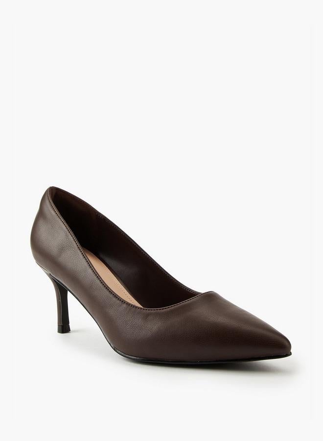 Flora Bella By Shoexpress Women's Stiletto Heel Slip-On Pumps - Image 3