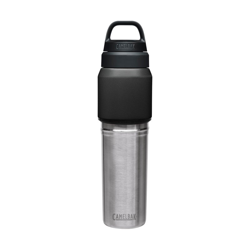 CamelBak MultiBev Water Bottle & Travel Cup â€“ Vacuum Insulated Stainless Steel â€“ Black â€“ 22oz Bottle & 16oz Cup - Image 5
