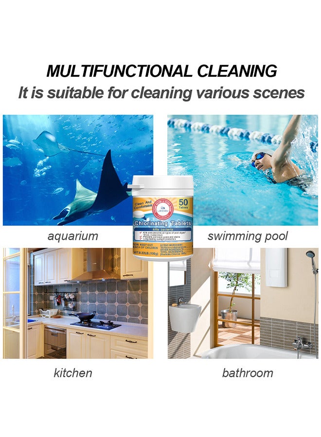 LANEMAY Chlorinating Tablets Clear Pool Cleaning Tablets, 50 Tablets - Image 5