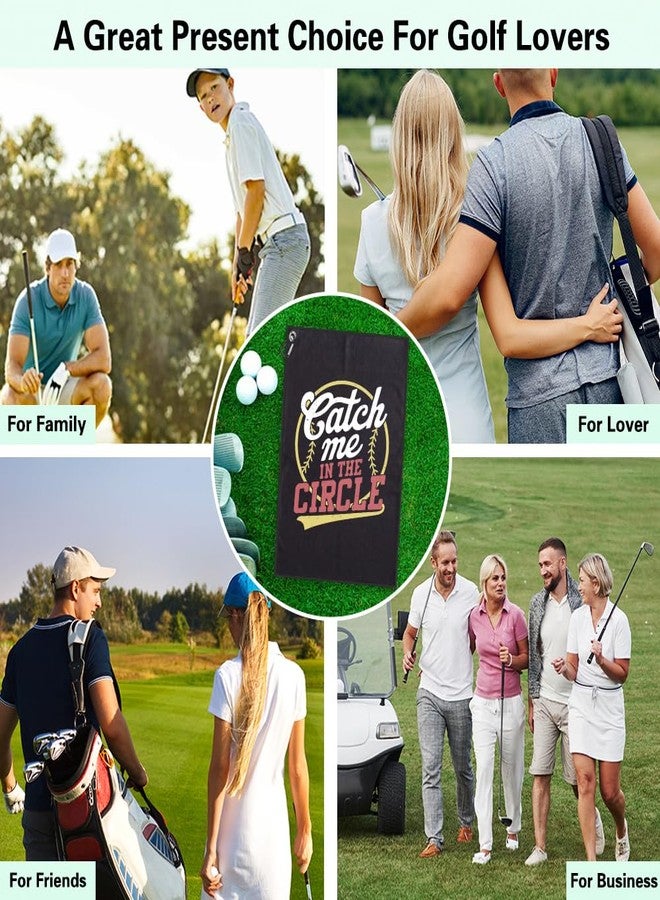 Msticey Catch Me in The Circle Funny Printed Microfiber Soft Ball Towel with Clip, Soft Ball Accessories for Women Girls Mom Sister, Softball Gifts for Softball Player Mother's Day Birthday Gifts - Image 5